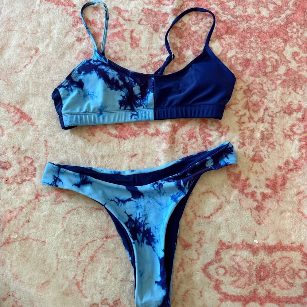 SHEIN Vibrant Blue Bikini